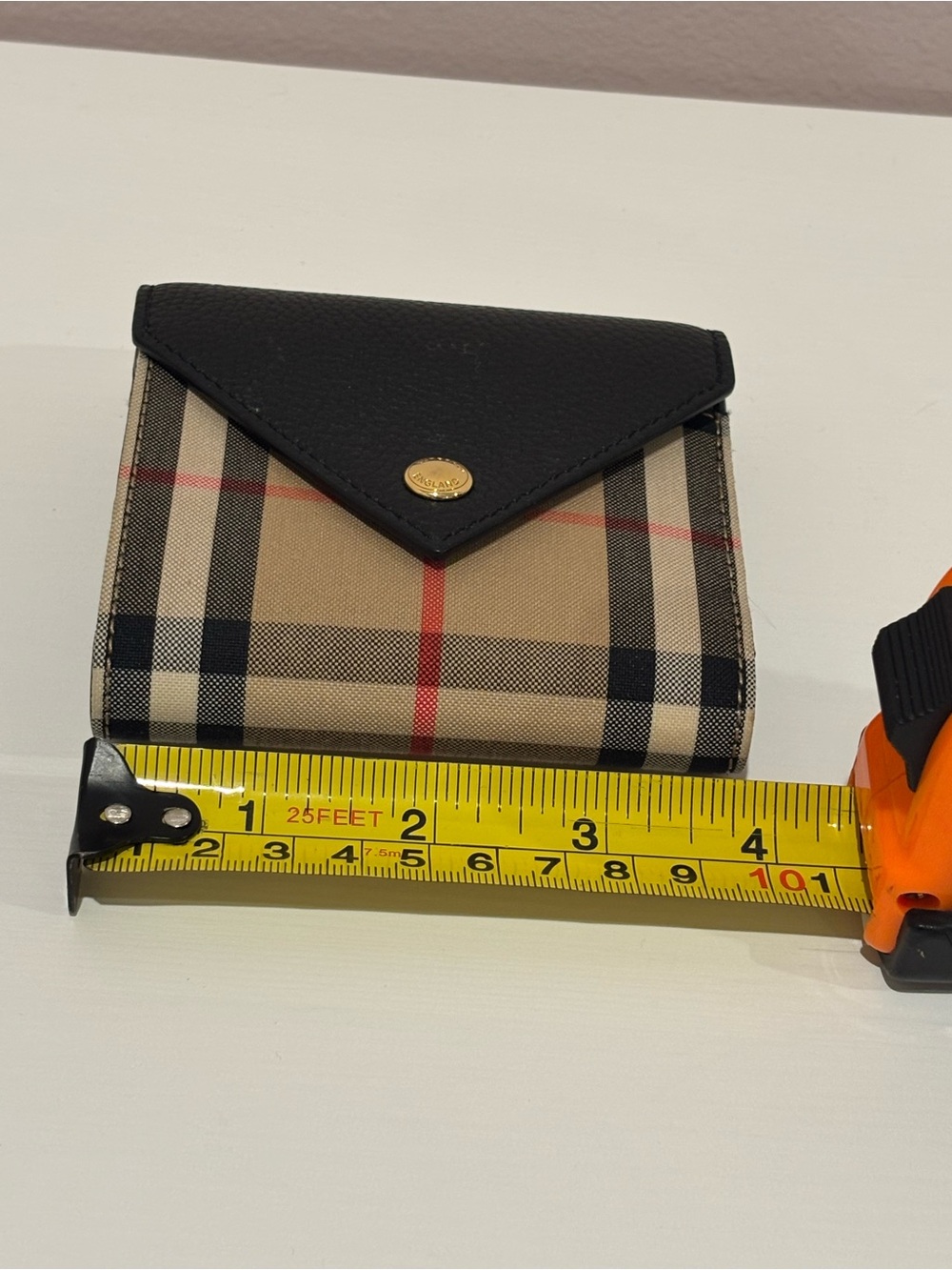 Burberry Compact Wallet Trifold Wallet Women Accessory Original Collection 🖤EUC - Picture 13 of 15